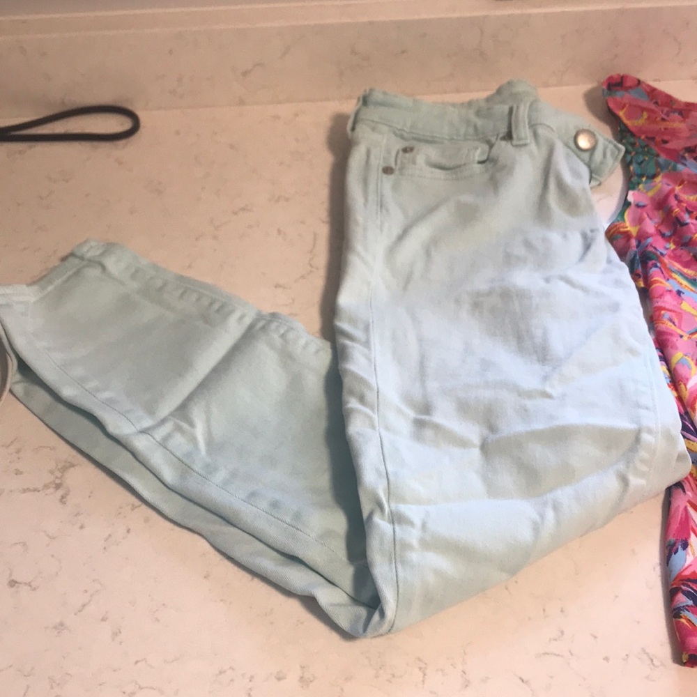 Gap light blue skinny jeans